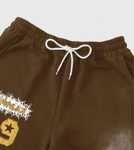 Nuevo Conjunto Deportivo de Moda para Hombre, Sudadera con Capucha y Pantalones Deportivos de Poliéster/Algodón de Secado Rápido, Transpirable, con Estampado de Letras y Estrellas Personalizadas de Primera Calidad - Product Image 6