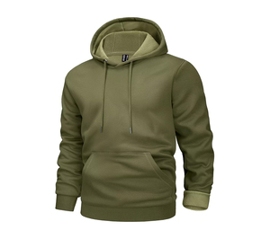 ชุดวอร์มแบบสวมหัวมีฮู้ดสำหรับผู้ชายชุดวอร์มแบบกำหนดเองชุดวอร์มผ้าฝ้ายขนแกะ100% เป็นมิตรกับสิ่งแวดล้อมกันน้ำ - Product Image 1