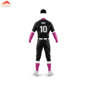 Traje de Club de sublimación Uniforme de béisbol de manga larga de alta calidad para hombres Conjuntos de uniformes de béisbol transpirables - Product Image 6