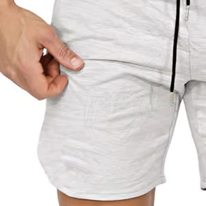 Pantalones Cortos Deportivos para Hombre, Diseño Moderno, Personalizados, Sólidos, Casuales, Ligeros, de Secado Rápido, Transpirables, de Poliéster/Algodón, Venta al Por Mayor - Product Image 5