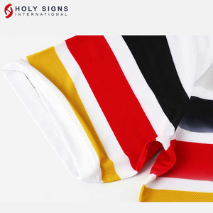 Maillot de football avec col imprimé de logo personnalisé hommes vêtements de football pour enfants adultes t-shirt uniforme tissu respirant Micro Interlock - Product Image 3