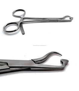 Pinzas de sujeción de placas ortopédicas WORLD PRECISION SURGICAL de 120 mm, instrumento quirúrgico manual de acero inoxidable para huesos - Product Image 5