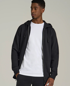 Sweat à capuche d'hiver pour hommes 100 % coton épais, impression numérique, teinture unie, prix abordable avec commande personnalisée en gros - Product Image 5