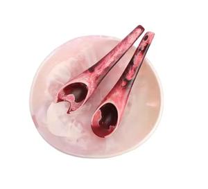 Cuenco de resina pequeño ecológico pulido para comida, ensalada, Pasta, cereales, característica desechable para servir - Product Image 1