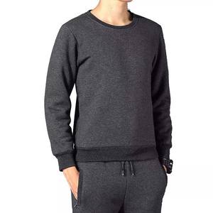 OEM personalizado para hombre sudadera logotipo personalizado cuello redondo impreso algodón polar llano básico de los hombres de invierno sudaderas de manga larga - Product Image 1