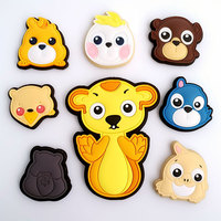 Design de mode personnalisé en relief silicone fer sur patch pvc en caoutchouc souple 3d