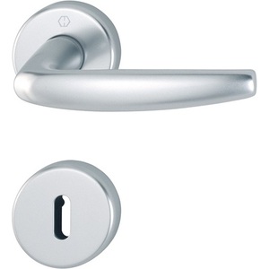 Juego de Rosetas de Aluminio para Puertas, Decoración del Hogar, 1530/42KV/42KVS F1 Redondo OB DIN Izquierda/Derecha D/D HOPPE - Product Image 1