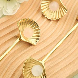 Bouton Design Shell avec perles pour armoires, tiroirs et portes Poignée décorative élégante pour la décoration intérieure côtière et l'utilisation de meubles - Product Image 2