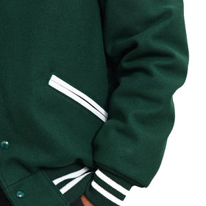 แจ็คเก็ตวาร์ซิตี้ผู้ชายขายดีสำหรับฤดูหนาว พิมพ์โลโก้แบบมืออาชีพ ผ้าแคนวาสคุณภาพสูง คอตั้ง เคลือบกันลม แบบกลับด้านได้ - Product Image 5