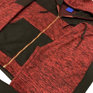 Ropa de calle con diseño de logotipo personalizado, chándal para hombre, conjuntos de 2 piezas, trajes para correr con cremallera, chándales, ropa de invierno a precio mayorista - Product Image 2