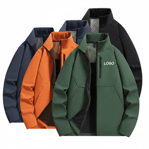 Veste thermique softshell pour homme, pour l'extérieur, avec technologie Power Dry, fermeture éclair, tissus de qualité supérieure, options de taille et de couleur personnalisées - Product Image 1