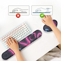 Repose-poignet ergonomique pour souris de jeu, tapis de souris de jeu, ensemble de tapis de bureau pour joueur, tapis de souris de jeu réduit pour joueur