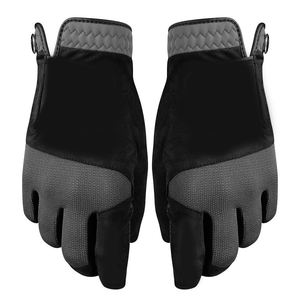 Gants de golf pour hommes en cuir de cabretta de haute qualité, cuir PU sport, logo personnalisé OEM, respirant, gants de golf en cuir véritable - Product Image 2