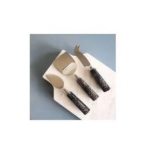 Ensemble unique de couteaux à fromage en acier inoxydable et en résine Couteau à fromage à poignée design Trancheuse et épandeur pour pizza au fromage - Product Image 4