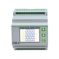 Compteur d'énergie Wifi de haute qualité, compteur de puissance électrique, RS485 Modbus, 100A, rail DIN, compteur Kwh, 3 phases, 4 fils