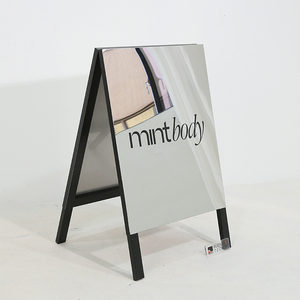 Custom <b>Printed</b> Foldable Pavement Signs Stand Outdoor a <b>Frame</b> Sidewalk Sign for Cafe Shop Boutique - Product Image 5