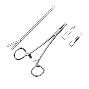 Porte-aiguille Crile Murray de qualité médicale, manuel, en acier inoxydable, 15,0 cm, approuvé CE ISO - Product Image 4