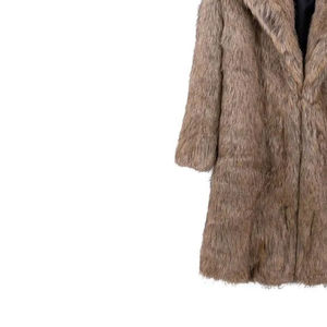 Manteau long en fausse fourrure à manches longues, décontracté, tendance, pour femmes, hiver, de haute qualité, avec fourrure, sur mesure - Product Image 5