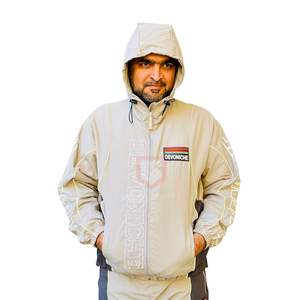 Survêtement imperméable en nylon coupe-vent pour homme, tissu parachute léger, jogging sportif, logo personnalisé - Product Image 3