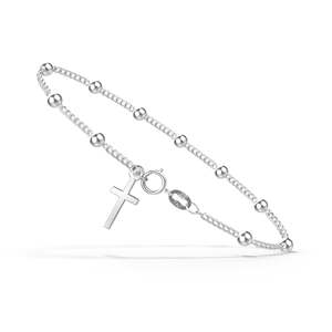 Bracciale Rosario Artigianale in Argento Sterling, Realizzato in Italia - Product Image 5