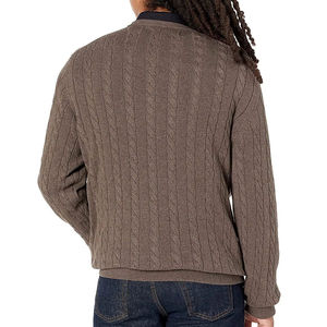 Pull en cachemire tricoté pour homme, élégant, confortable, décontracté, doux, chaud, avec logo sur le devant, pour un usage quotidien - Product Image 4