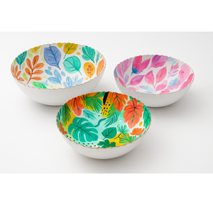 ชามโลหะแบบใช้แล้วทิ้งร่วมสมัยการออกแบบวอลล์เปเปอร์ที่มีสีสันทนทานหรูหราสัมผัสสำหรับการให้บริการของขวัญดิสเพลย์ - Product Image 1