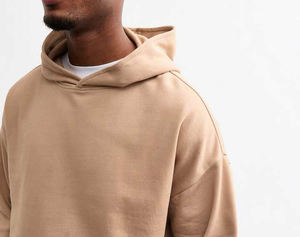 2025 calidad suave con capucha suelta polar 345G sudadera de gran tamaño para hombre logotipo personalizado sudaderas con capucha digitales - Product Image 4