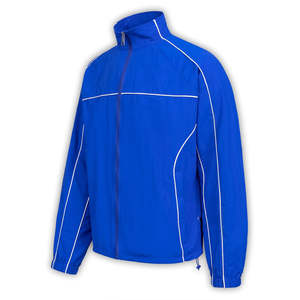 Sport personnalisé surdimensionné plaine imperméable à l'eau entraînement coupe-vent ensemble de survêtement coupe-vent pour hommes - Product Image 3