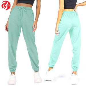 Wholesale Custom High Waist Loose <b>Jogger</b> Sweatpants <b>Women</b> Casual Wear Trousers Latest Design <b>Women's</b> <b>Pants</b> and Trousers - Product Image 3