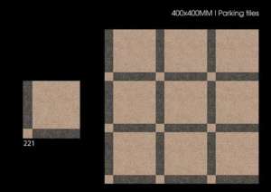 Baldosas para Piso de Estacionamiento con Acabado Mate Exterior, 40X40CM 400X400MM 16X16 Pulgadas, Piso Cerámico Resistente para Áreas Abiertas - Product Image 2