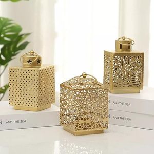 Wholesale High Quality Handmade Decorative <b>Gold</b> Metal Moroccan Candle <b>Lantern</b> In Low Price - Product Image 6