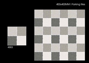 Azulejos de porcelana recién llegados, primera opción, estacionamiento indio, área exterior, 12 Mm de espesor, estacionamiento, 400x400mm, azulejos esmaltados modernos - Product Image 3