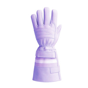 Gants de sécurité de haute qualité prix de vente entier gants de sécurité ignifuges Offre Spéciale prix bon marché cuir meilleurs gants de sécurité de pompier - Product Image 2
