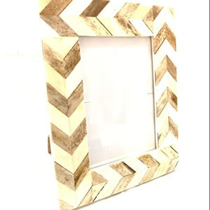 Vaisselle en bois cadre Photo fournisseur en gros fabricant os incrustation battant Image Case cadre Photo - Product Image 1