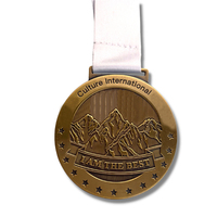 Médaille personnalisée en alliage de zinc artisanal en métal manufacture