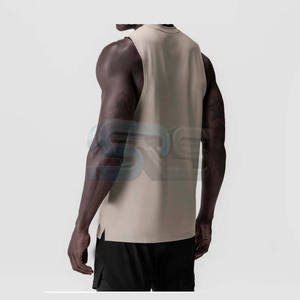 เสื้อกล้ามสำหรับผู้ชายเสื้อกล้ามแขนกุดแห้งเร็วสำหรับใส่ออกกำลังกายเล่นฟิตเนสเสื้อออกกำลังกายโลโก้ตามสั่ง2025สินค้ามาใหม่ - Product Image 5