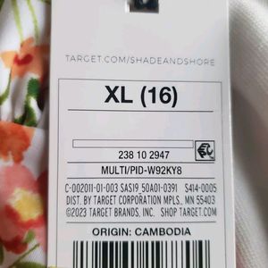 Shade & Shore Costume da Bagno Bikini a Due Pezzi da Donna con Stampa Floreale, Parte Inferiore con Laccetti Laterali e Logo in Vita, Taglia XL - Product Image 6