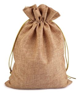 Premium Custom Natural Hemp Drawstring <b>Bags</b> Wholesale Burlap Gift Drawstring Pouch Jute <b>Bags</b> with <b>String</b> - Product Image 6