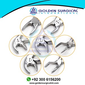 ชุดคีมถอนฟันของเด็ก7ชิ้นชุดคีมดึงฟันสแตนเลสชุดเครื่องมือผ่าตัดคลินิกทันตแพทย์เครื่องมือทันตกรรม - Product Image 3