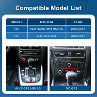 Autoradio multimédia sans fil CarPlay Android Auto Linux 12.3 8,9 pouces pour AUDI Q5, écran HD