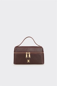 Private Label Burgundy <b>Vanity</b> <b>Bag</b> Women's Cosmetic Case OEM Custom Logo Beauty Organizer ODM - Product Image 1