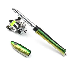 Yousya Hot Sale Fish Pen Glass Fiber Spinning Fishing Rod Fishing Pole with Fishing Wheel Freshwater