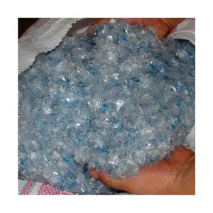 Cold and Hot Washed PET Bottle Flakes Scraps Plastic Clear Green White Blue CAS Packing Mix Color Tape Form Water Origin Sheet