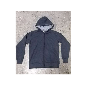 Sweat à capuche en polaire à manches longues pour garçons avec fermeture à glissière complète directe du fournisseur indien pour l'hiver - Product Image 1