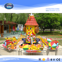 Tour d'avion rotatif Family Amusement Center avec système de levage contrôlé par l'utilisateur et conception de cabine de sécurité