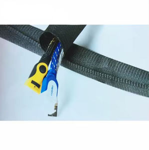 Envoltura de cable trenzado de cierre automático HongDun ZCK Wave Split Loom para cable eléctrico - Product Image 1