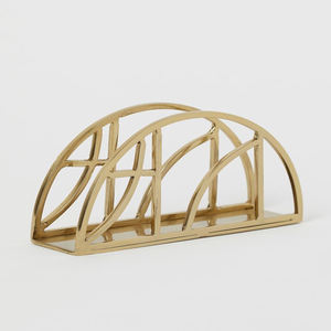 Soporte de madera para servilletas, accesorio decorativo hecho a mano de alta calidad, estilo clásico indio, de lujo, novedad - Product Image 4