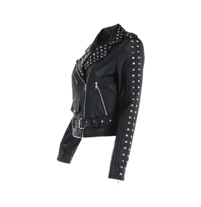 Nouvelle veste de mode en cuir de haute qualité pour femmes, nouveau design, veste de mode en cuir pur pour la vente en ligne - Product Image 3