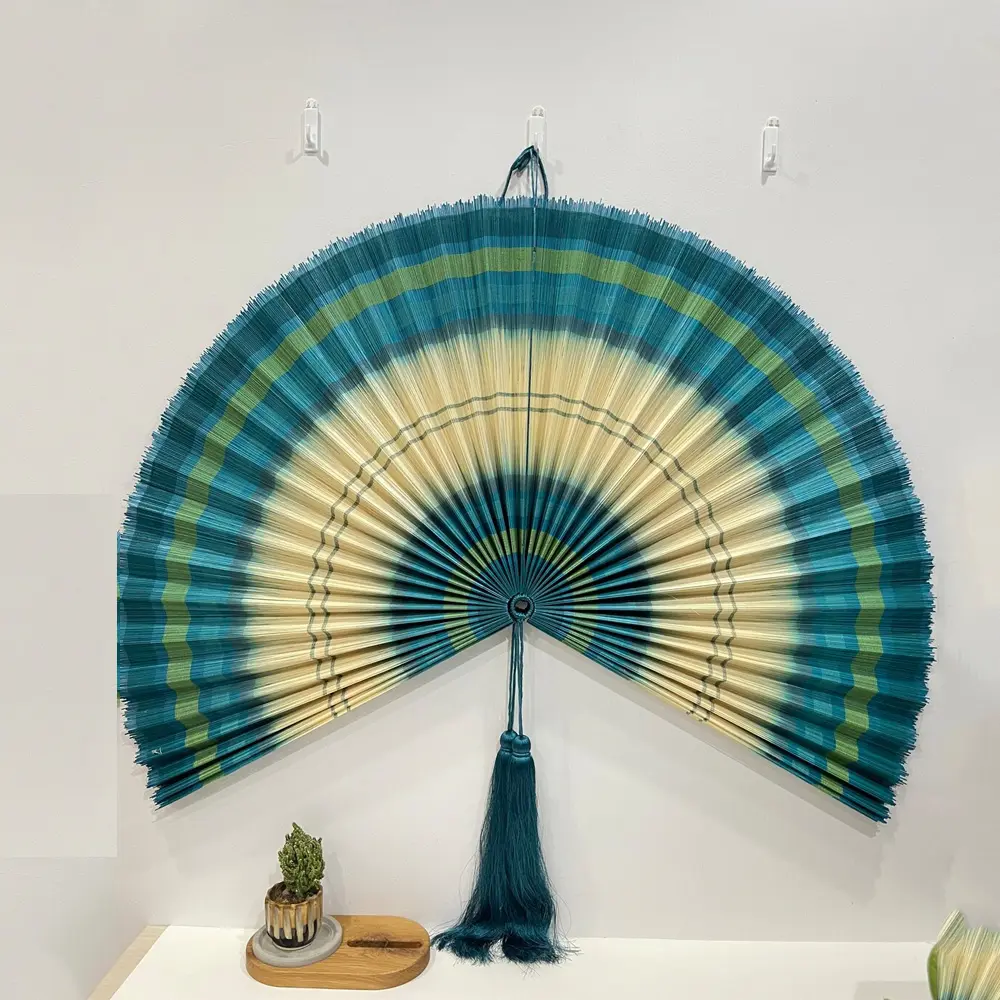 Wonderful Wall Art Decor, Giant Rattan Fan Boho Decoration From Vietnam Wholesale Home Decor For Any Room