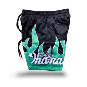 กางเกงขาสั้นตาข่ายลายพิมพ์แบบซับลิเมชั่นสั่งทำพิเศษสำหรับผู้ชาย กางเกงออกกำลังกายสตรีทแวร์สั่งทำพิเศษ กางเกงขาสั้นไซส์ใหญ่ - Product Image 2